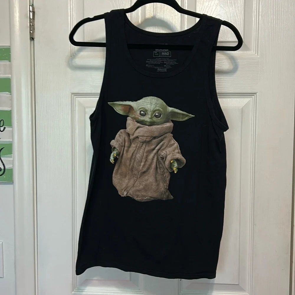 096 Star Wars Unisex Black tank Cotton - Picture 1 of 1